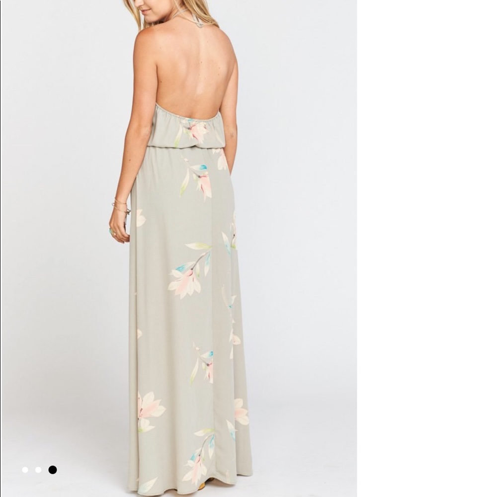 Lily showers heather halter dress - Picture 3 of 3